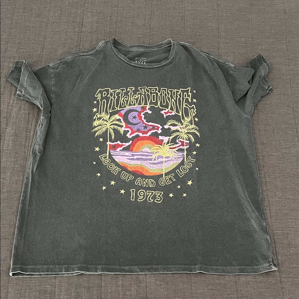 Billabong Sunset Graphic Tee - Charcoal